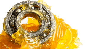 A bearing that is doused in lubricating grease to emphasise how important it is to their functionality and continued performance.