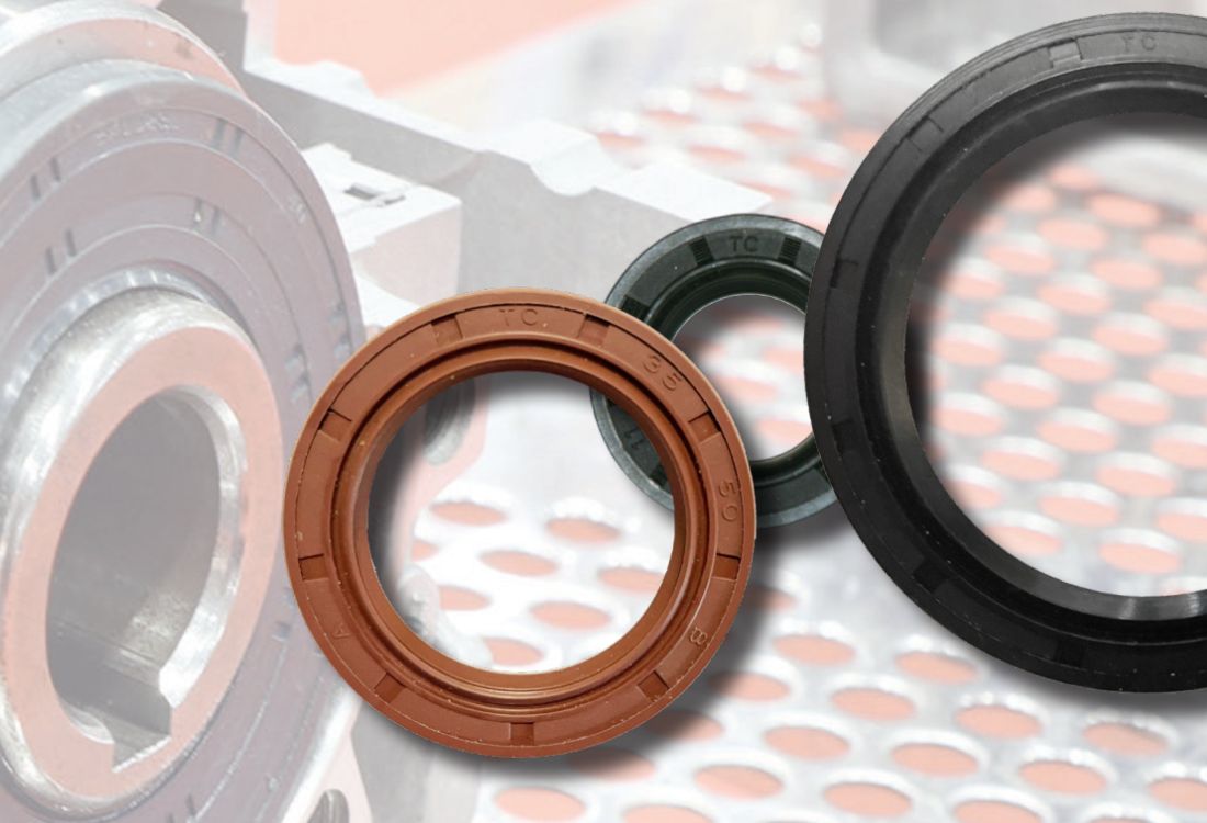 A picture of oil seals connoting the benefits that they provide in machinery maintenance. 